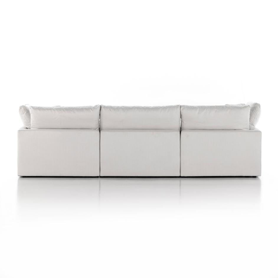 Stevie 3Pc Sectional Sofa In Anders Ivory by FOUR HANDS