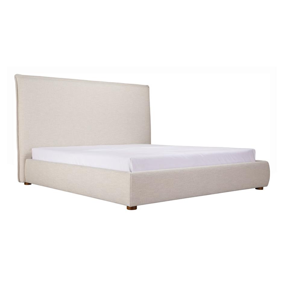 LUZON QUEEN BED TALL HEADBOARD WHEAT by Moes Home