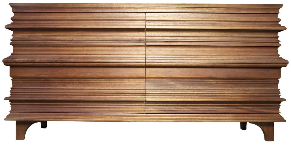 Bernard 6 Drawer, Dark Walnut by Noir Furniture