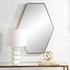 Ankara Brass Hexagon Mirror by Uttermost