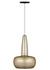 Clava Hardwired Pendant in Brass with Black Cord by UMAGE