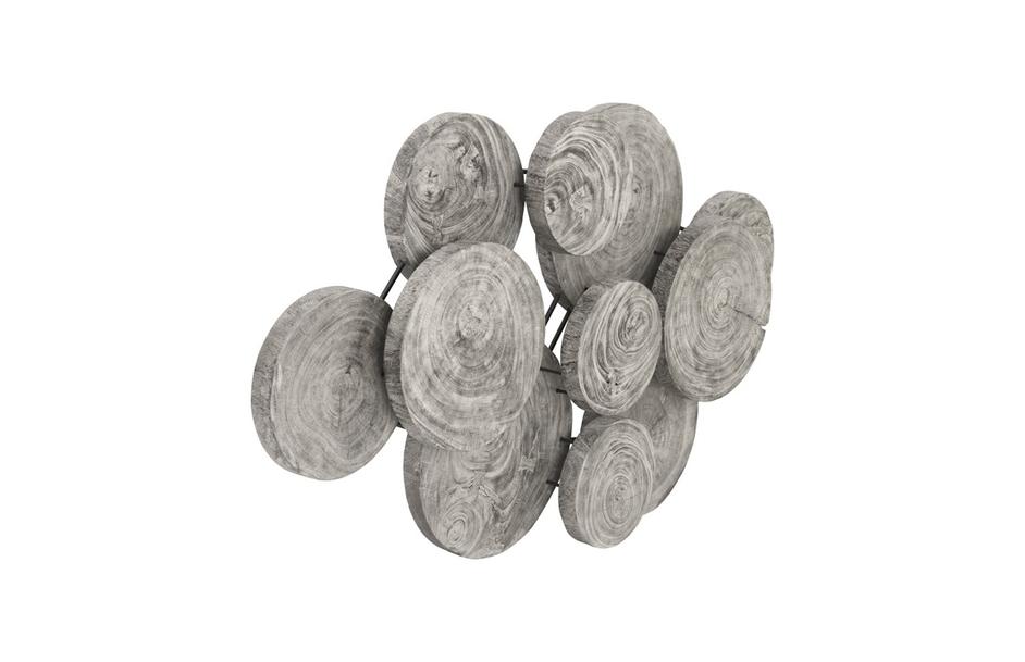 Clouds Wall Art, Grey Stone by PHILLIPS COLLECTION