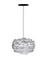 Eos Mini Hardwired Pendant in Grey with Black Cord by UMAGE