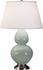 Celadon Double Gourd Table Lamp by Robert Abbey