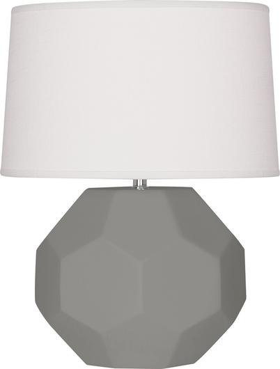 Matte Smoky Taupe Franklin Accent Lamp by Robert Abbey