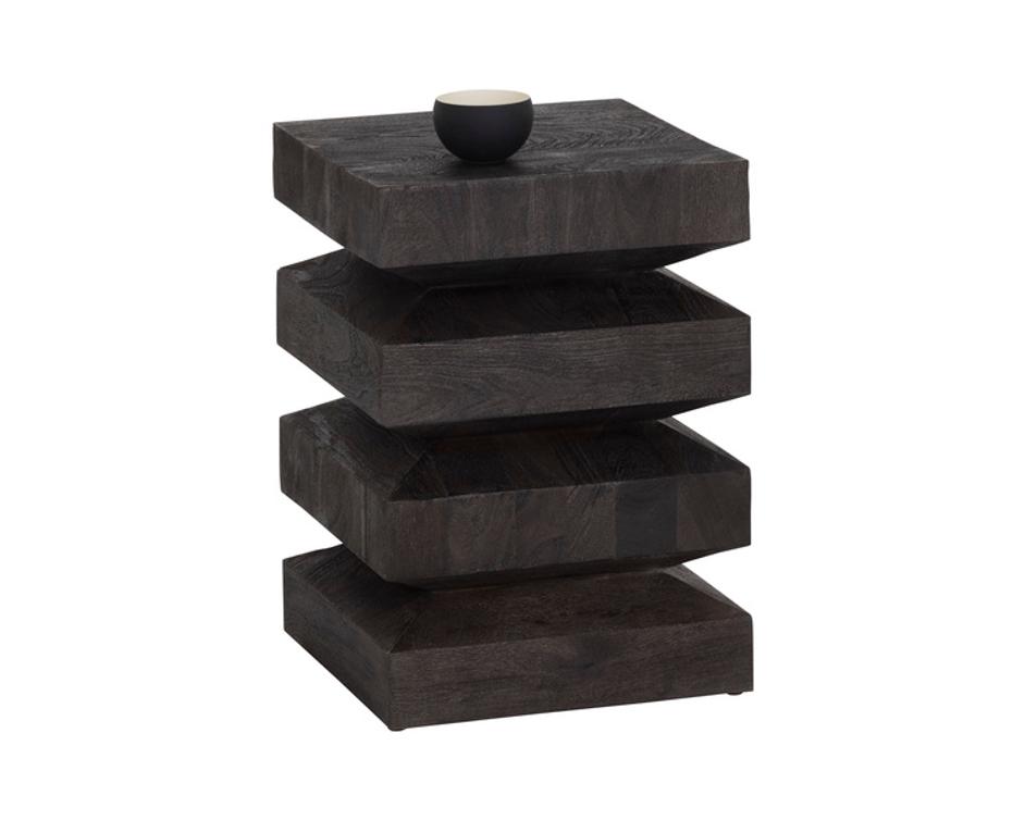 CORMAC END TABLE - DARK BROWN by Sunpan