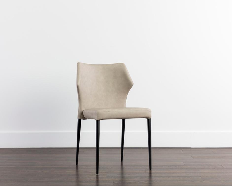 JAMES STACKABLE DINING CHAIR - BOUNCE STONE by Sunpan