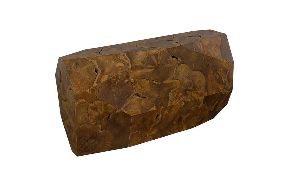 Prism Console Table, Natural by Phillips Collection