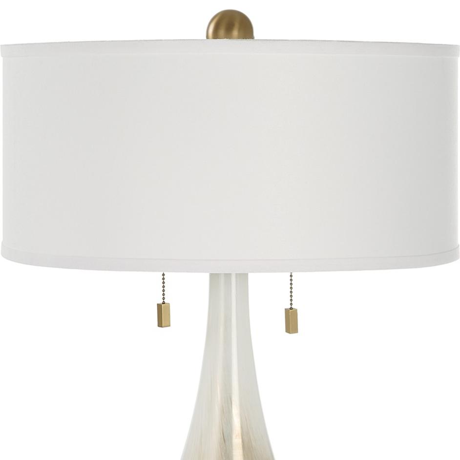 Cardoni Bronze Glass Table Lamp by Uttermost