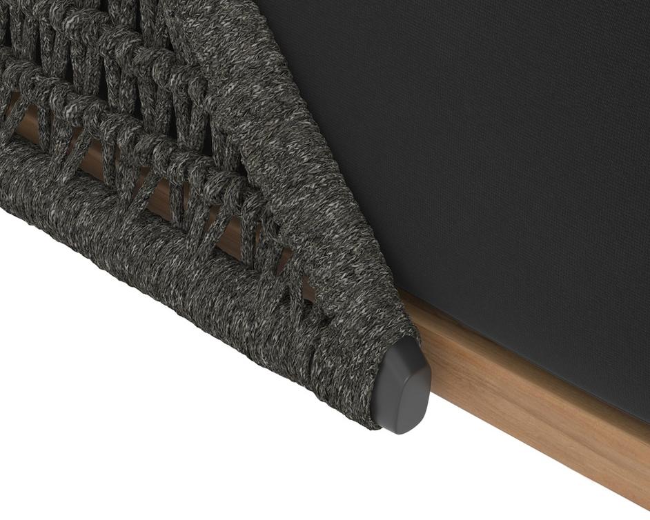 ANDRIA LOUNGE CHAIR - ARASHI BLACK by Sunpan