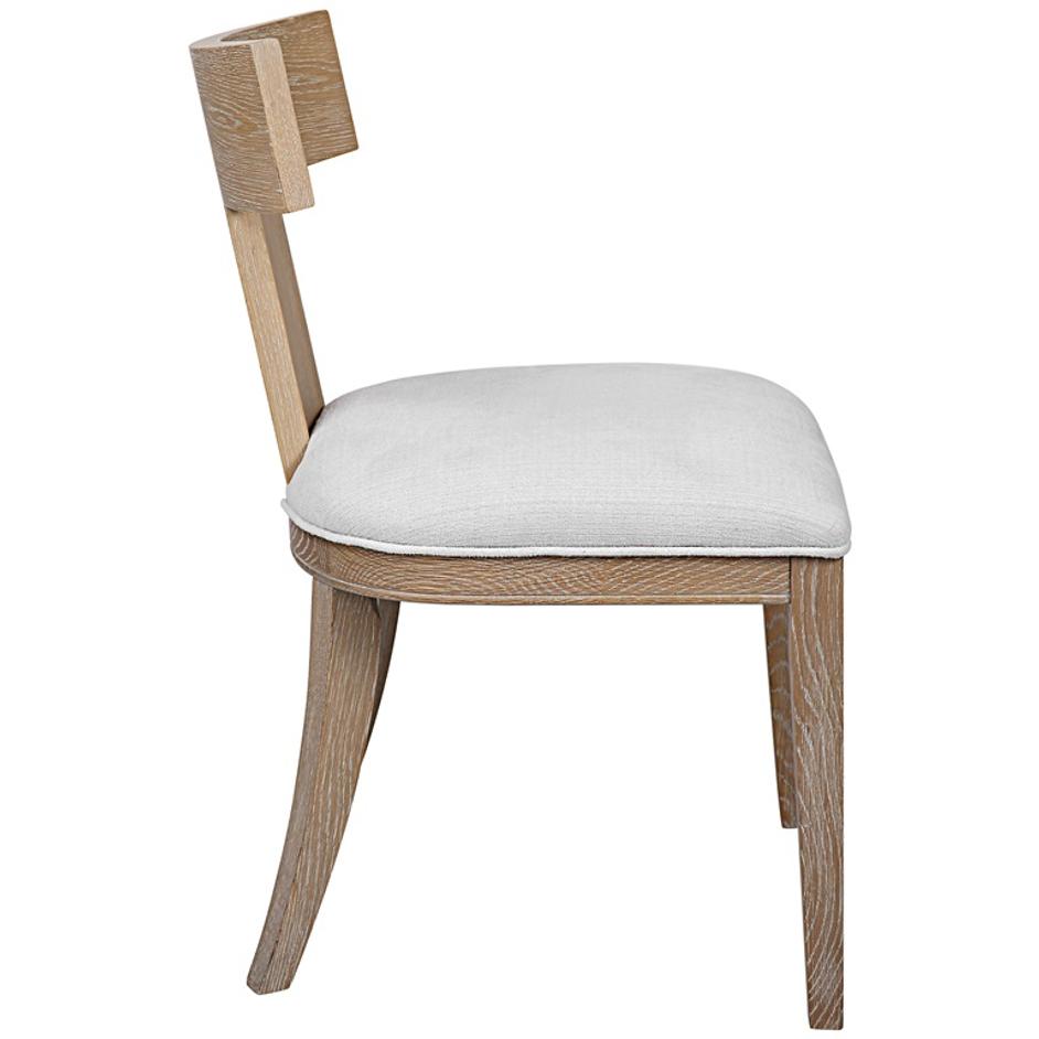 Idris Armless Chair Natural by Uttermost