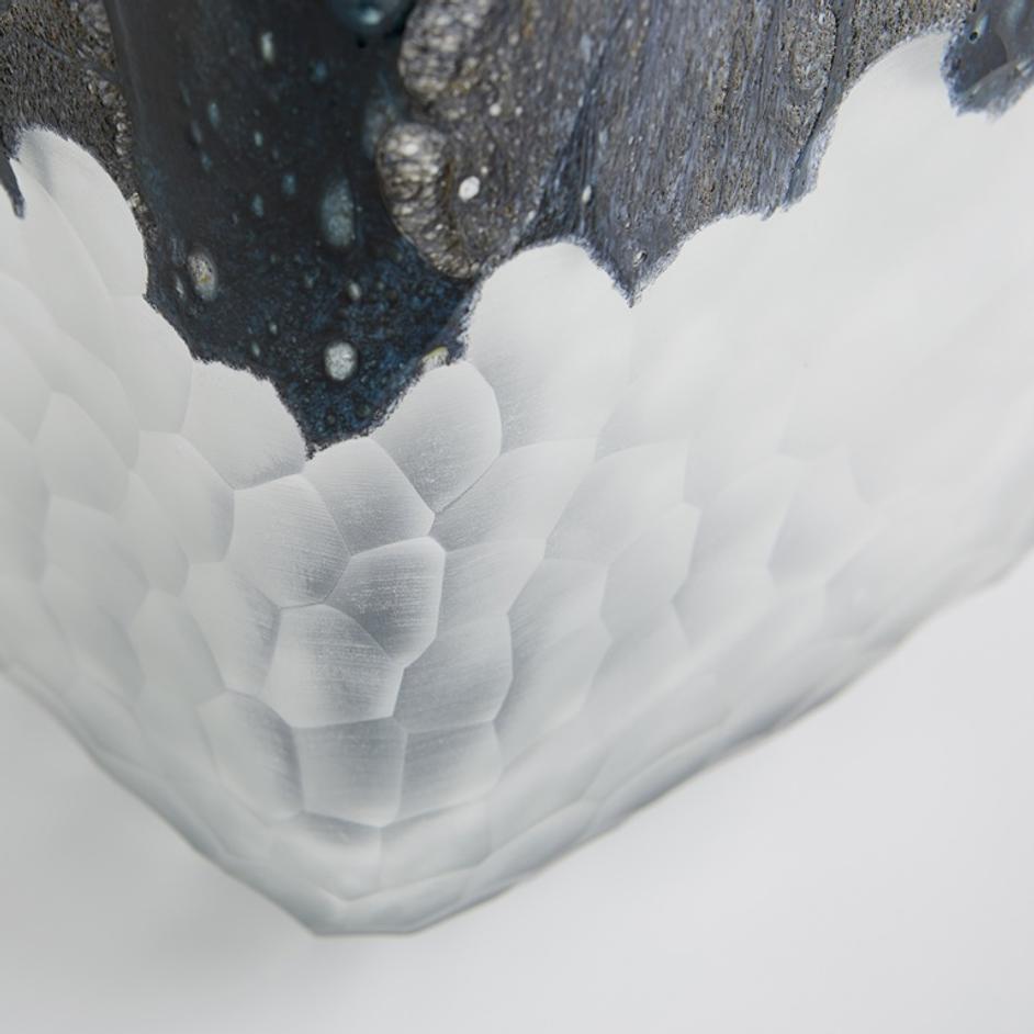 Small Bosco Vase in Blue and White by Cyan Design