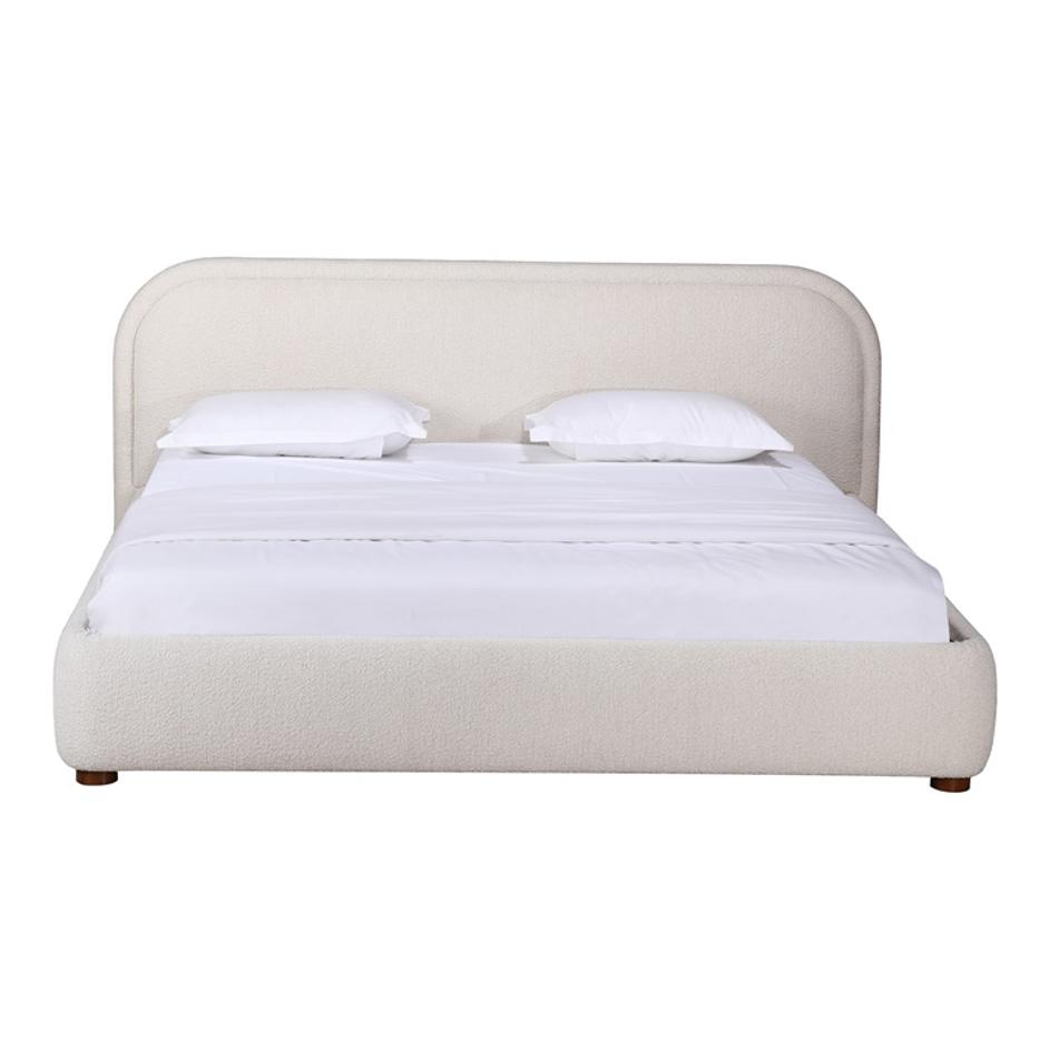COLIN KING BED OATMEAL by Moes Home