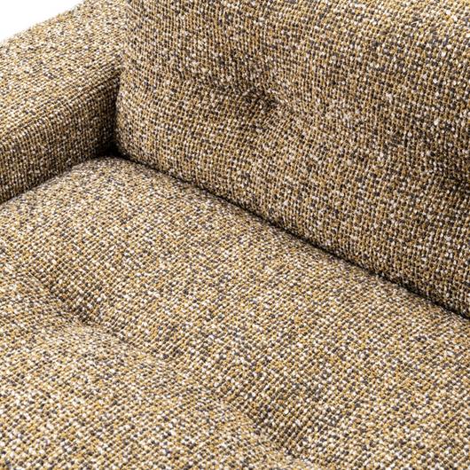 Lucca Upholstered Sofa Yellow Honey by Classic Home