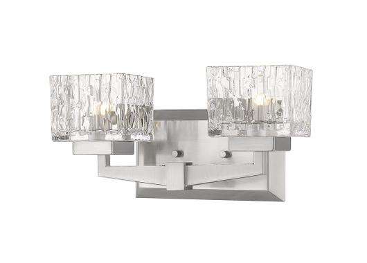 Rubicon 2 Light Vanity in Brushed Nickel Finish by Z-Lite