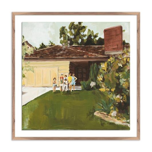 Westlake, Cal. Aug. 1970 by Amanda Snyder In 247683 And 009 And 24.0x24.0 And Rustic 1.5 Walnut And Small by Four Hands