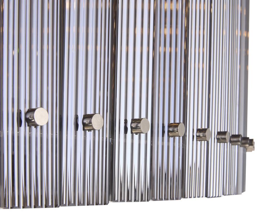 KORE CHANDELIER - LARGE - NICKEL - SMOKE GREY by Sunpan