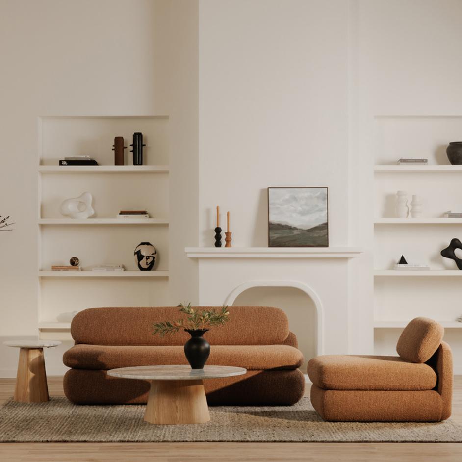 Evelyn Coffee Table Ashen Grey Matrix by Moes Home