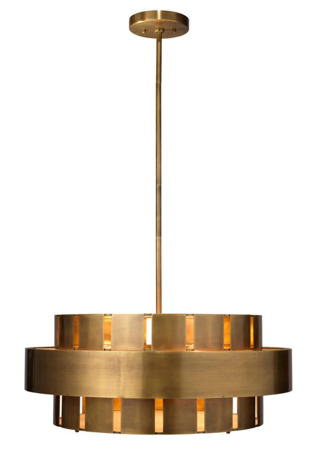 Orbit Steel 4-Light Chandelier by Jamie Young
