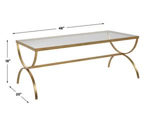 Crescent Coffee Table by Uttermost