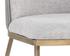 MARIE DINING CHAIR - BELFAST HEATHER GREY / BRAVO METAL by Sunpan