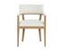 BRYLEA DINING ARMCHAIR - NATURAL - HEATHER IVORY TWEED by Sunpan