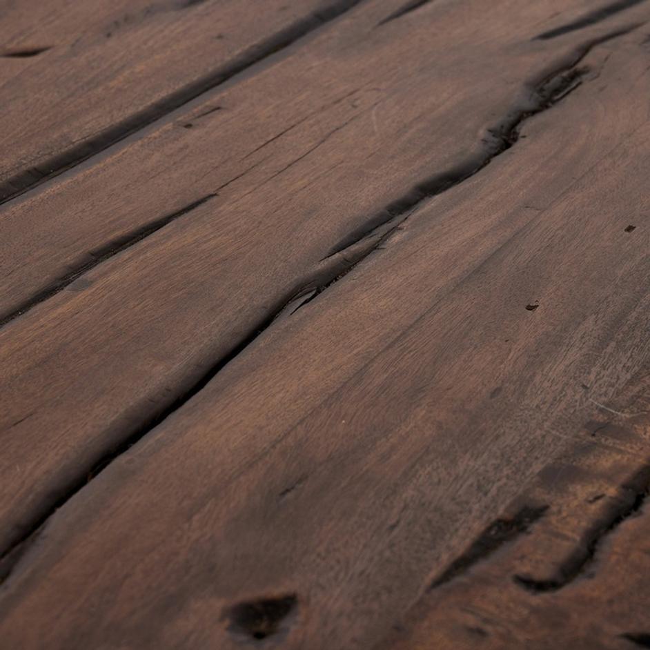 Rivi Large End Table In Antique Belgium Bleach by Four Hands