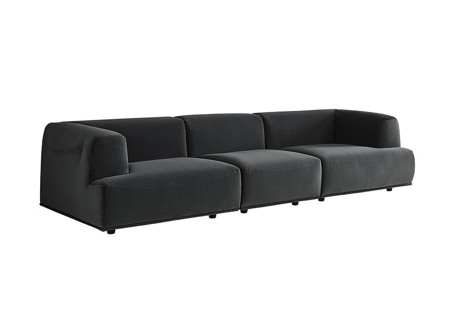 Darren Modular - Corner Chair - Smokescreen by Sunpan