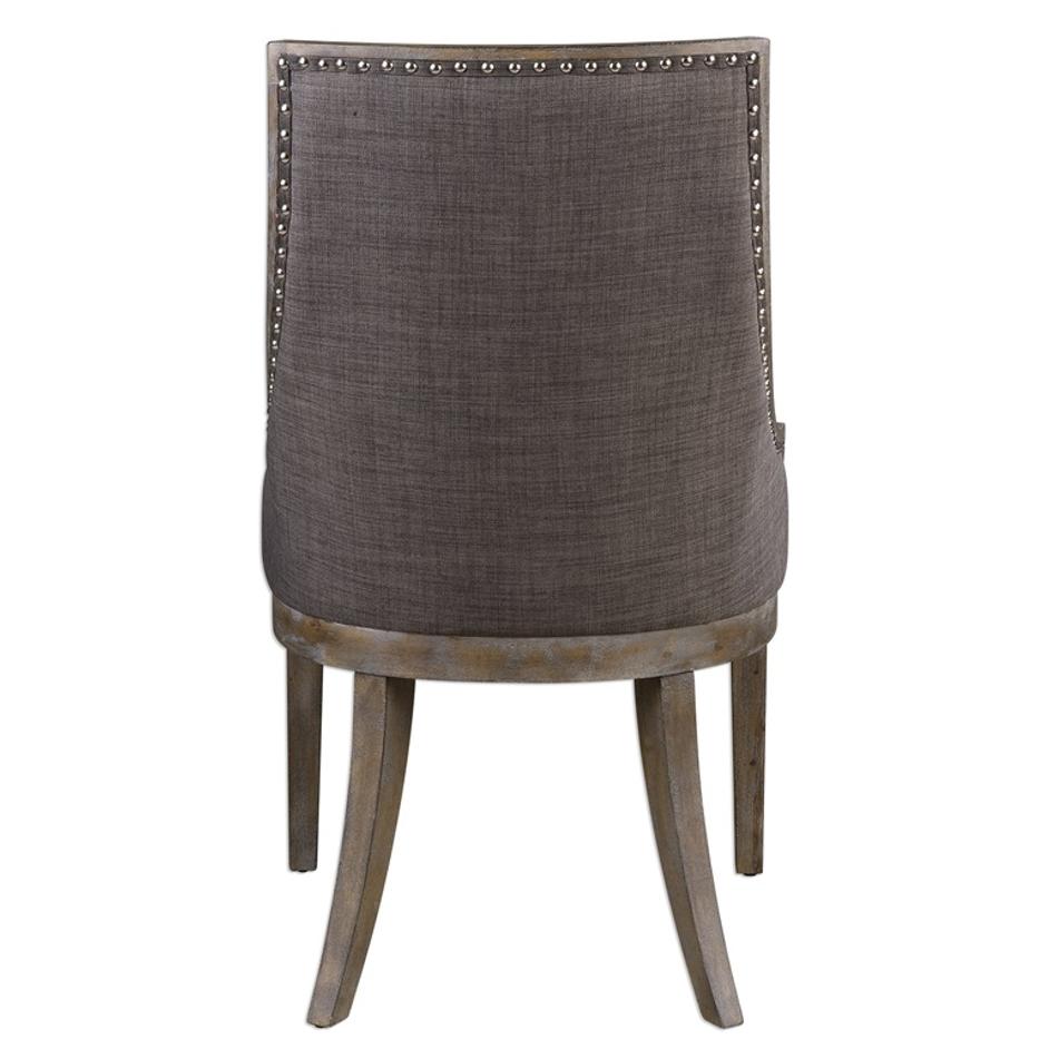 Aidrian Charcoal Gray Accent Chair by Uttermost