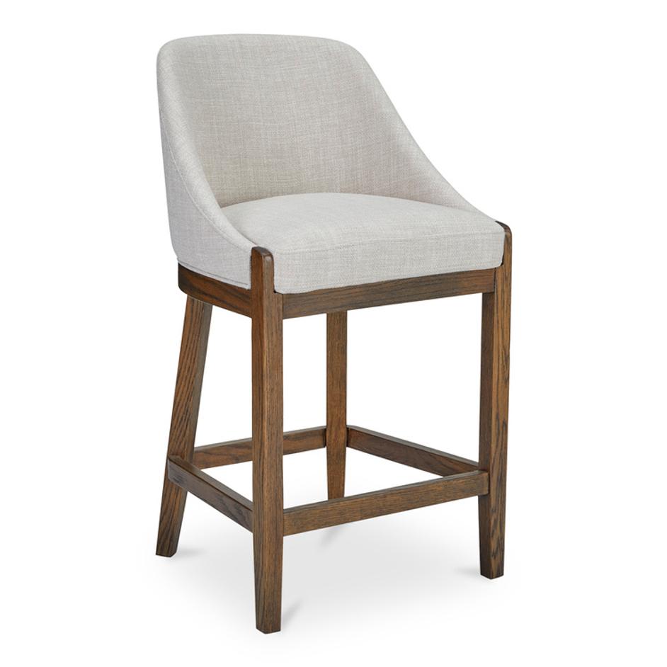 Edward Counter Stool Heather Beige by Moes Home