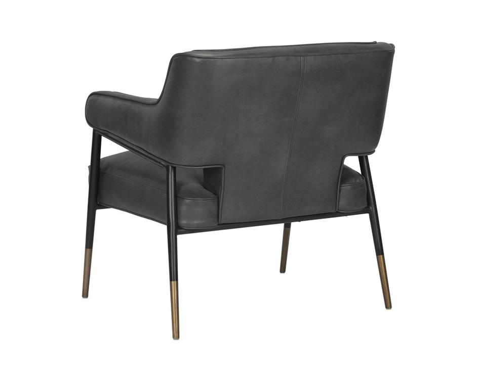 DEROME LOUNGE CHAIR - BRAVO PORTABELLA by Sunpan