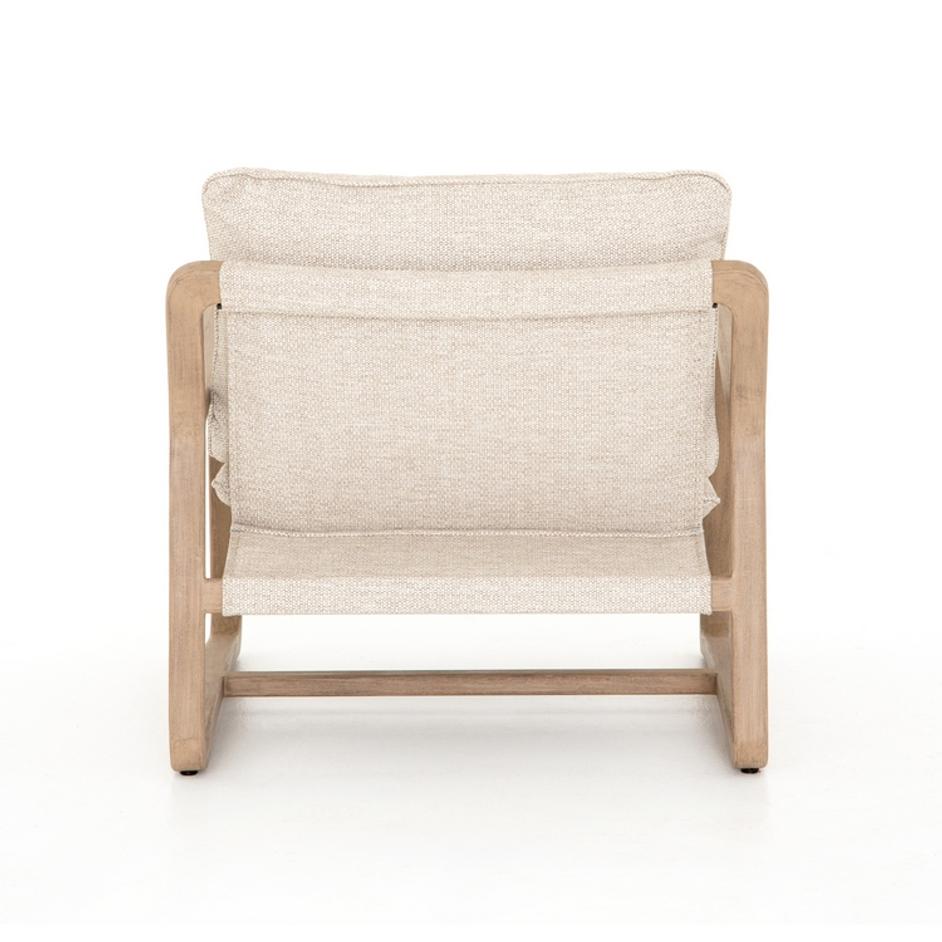 Lane Outdoor Chair In Washed Brown by FOUR HANDS