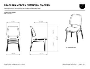 Ariel Side Chair by Urbia Imports