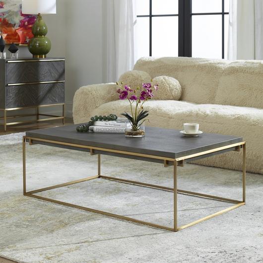 Surround Sark Walnut Coffee Table by Uttermost