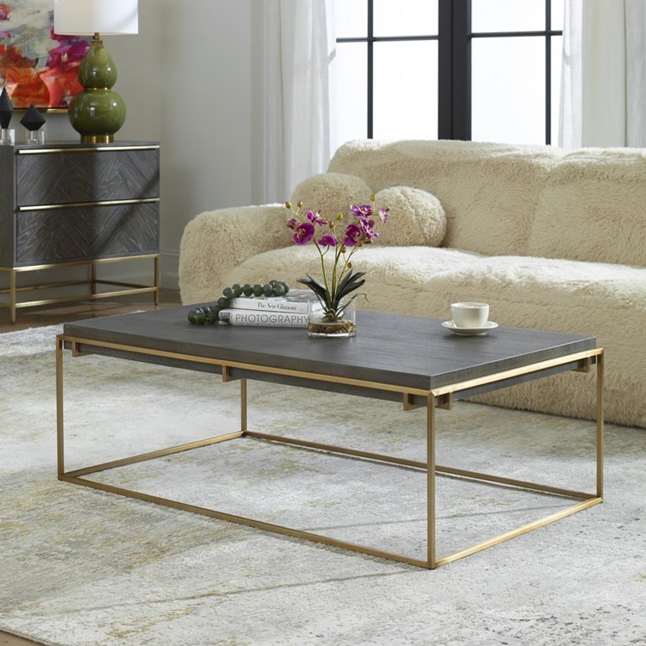 Surround Sark Walnut Coffee Table by Uttermost