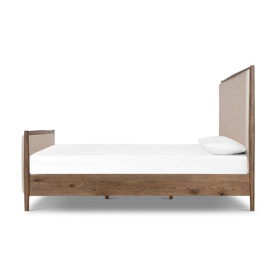 Glenview Bed In Weathered Oak In King by FOUR HANDS