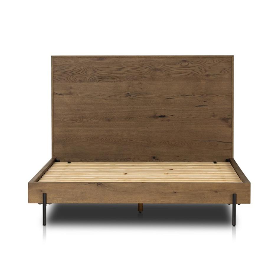 Eaton Queen Bed - Amber Oak Resin by Four Hands