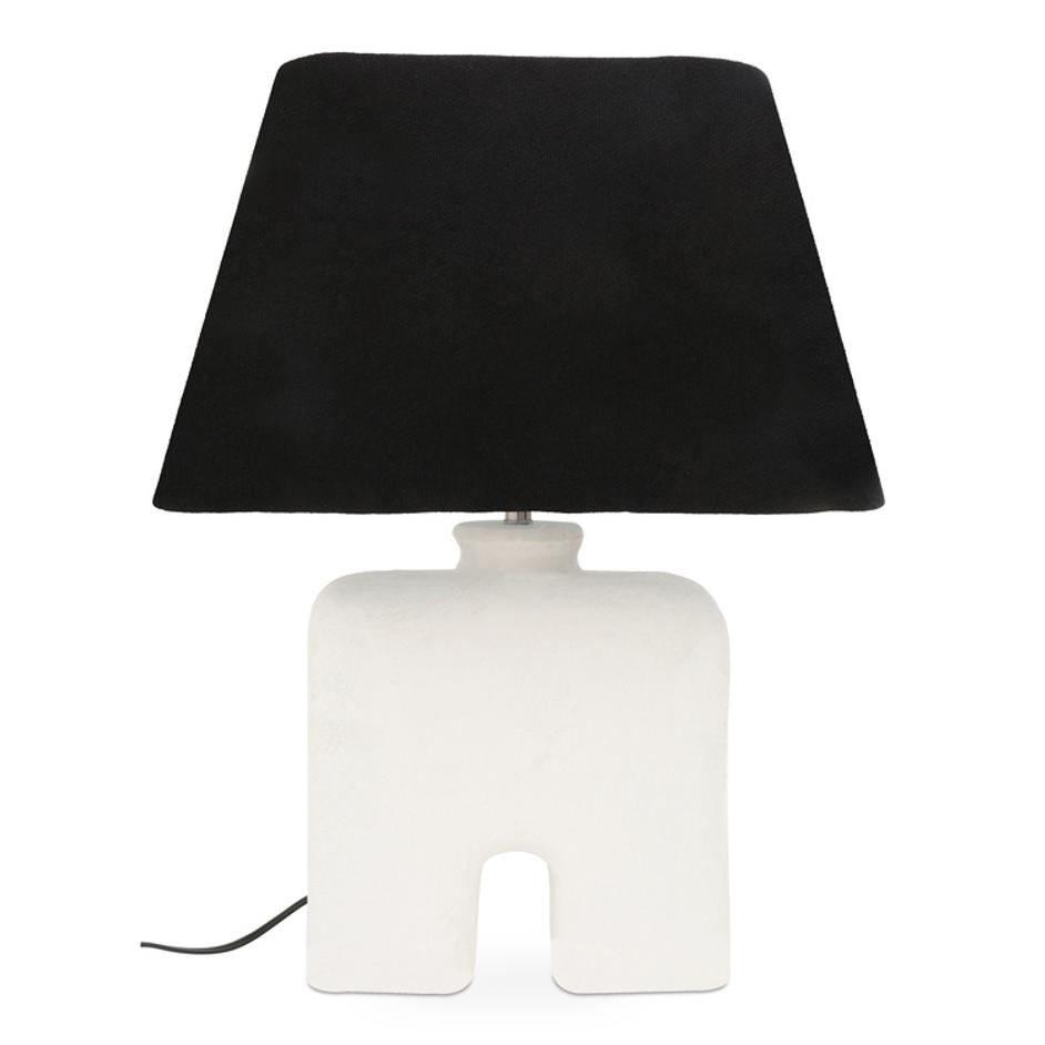 Yara Table Lamp White by Moes Home