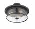 Savannah 3 Light Semi Flush Mount in Bronze Finish by Z-Lite