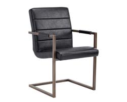 JAFAR ARMCHAIR - VINTAGE BLACK by Sunpan