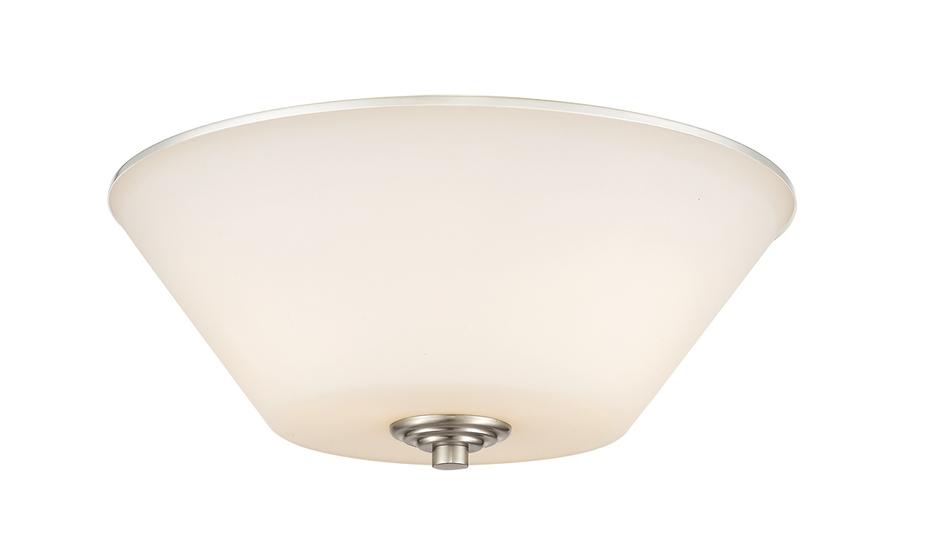 Jarra 3 Light Flush Mount in Brushed Nickel Finish by Z-Lite