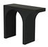 Maximus Console/Side Table, Black Steel by Noir Furniture
