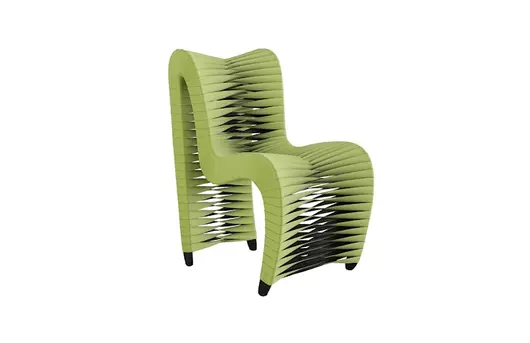 Seat Belt Dining Chair,Green by PHILLIPS COLLECTION