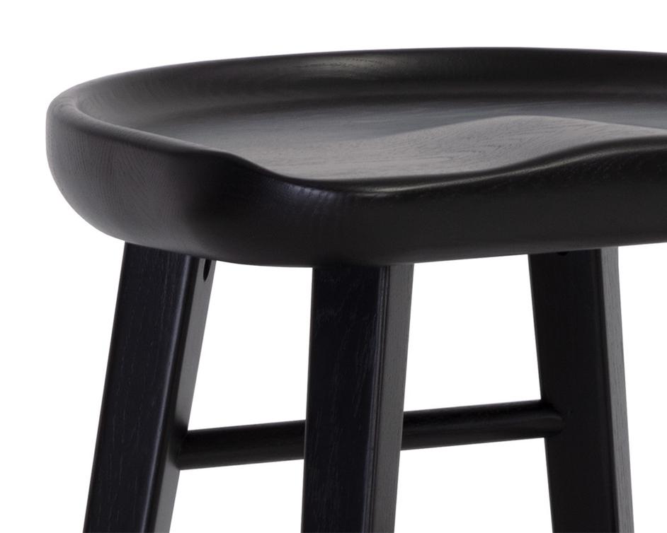DOMINIC COUNTER STOOL - BLACK by Sunpan