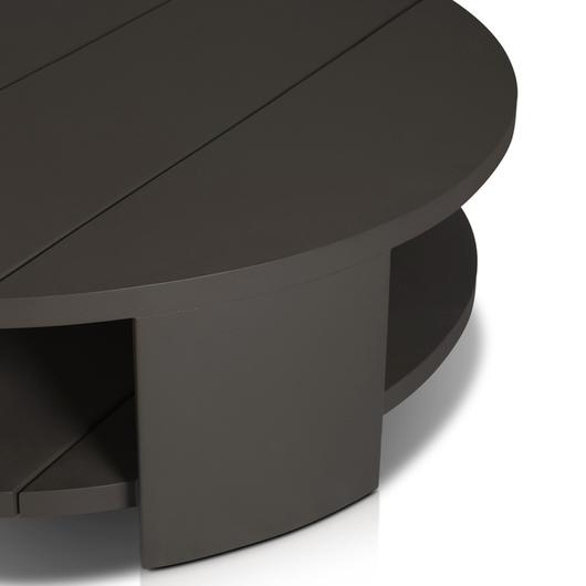 Roca Outdoor Round Metal Coffee Table - Bronze by Four Hands