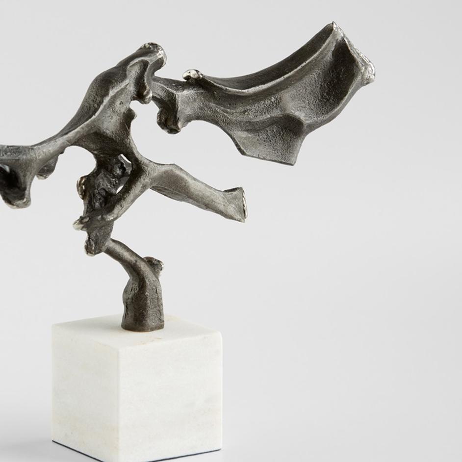 Rivulet Sculpture | Bronze | White by Cyan Design