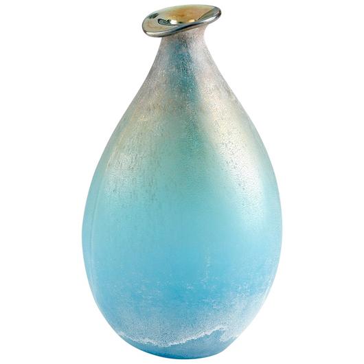 Sea Of Dreams Vase in Turquoise and Scavo by Cyan Design