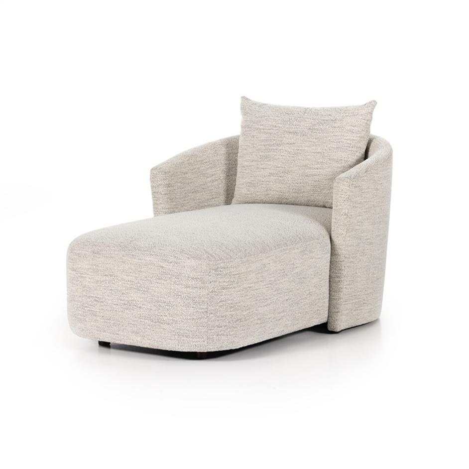 Farrah Chaise Lounge In Merino Cotton by FOUR HANDS