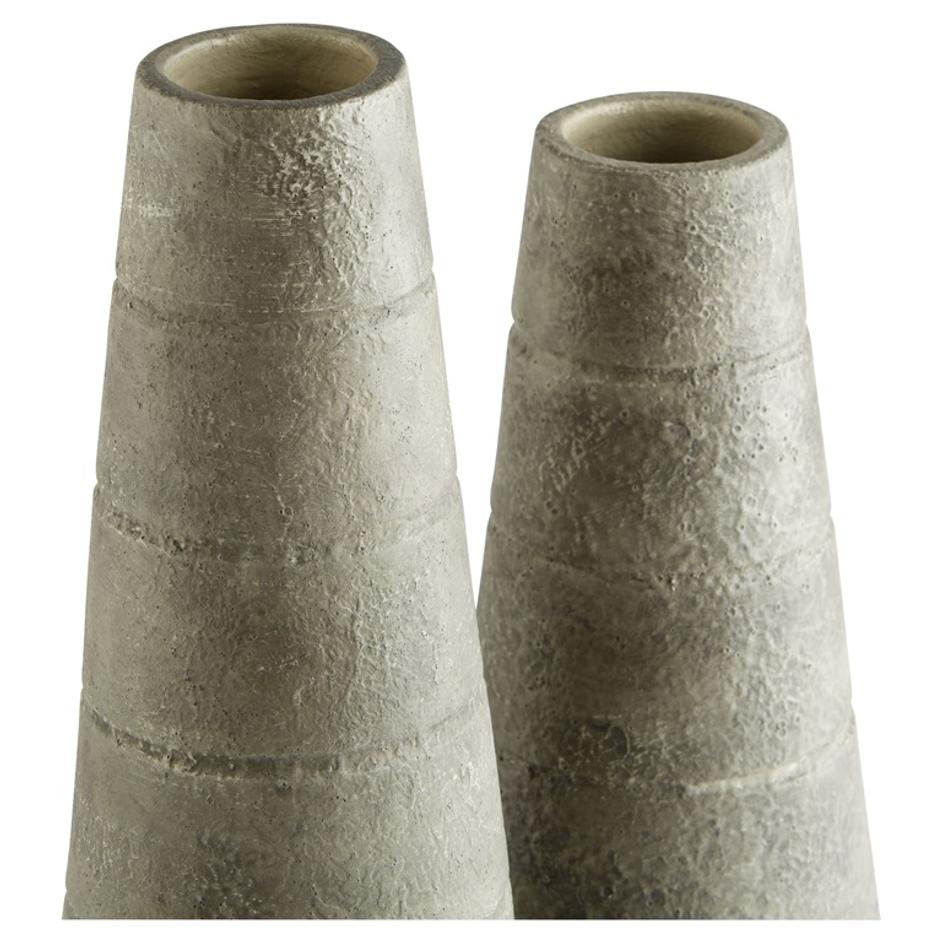 Thera Vase | Grey - Small by Cyan Design