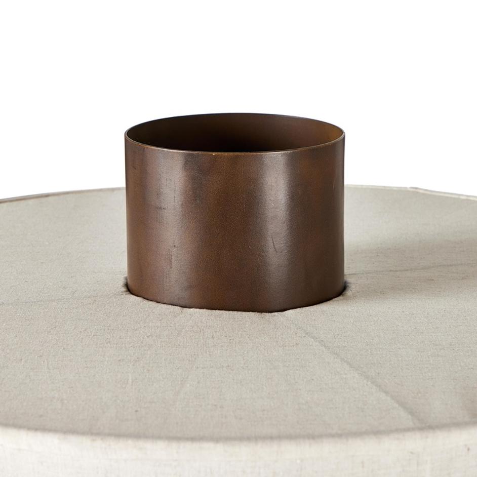 Fordham Floor Lamp in Rust by FOUR HANDS